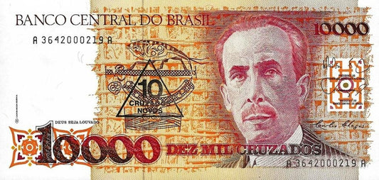 Brasil - 10 Cruzados Novos 1989 (# 218a)