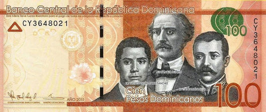 Rep. Dominicana - 100 Pesos 2015 (# 190b)