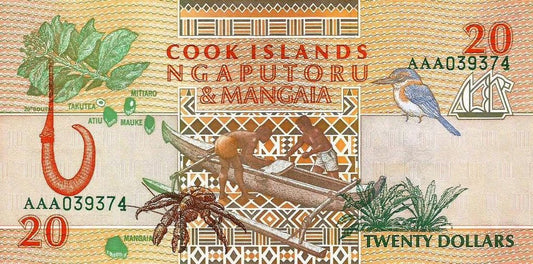 Ilhas Cook - 20 Dolares 1992 (# 9)