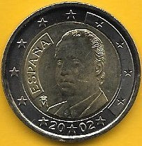 Espanha - 2 Euro 2002 (Km# 1047)