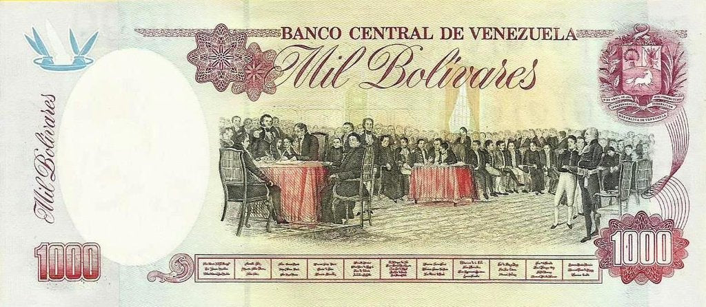 Venezuela - 1000 Bolivares 1998 (# 76d)