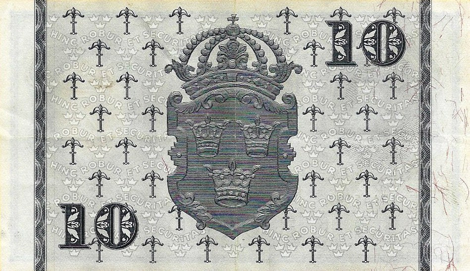 Suécia - 10 Kronor 1957 (# 43e)