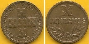 Portugal - X Centavos 1960 (Km# 583)
