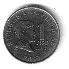 Filipinas - 1 Piso 2015 (Km# 269a)