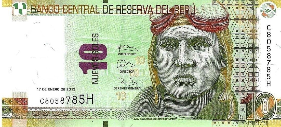 Peru - 10 Novos Soles 2013 (# 187)