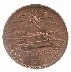 Mexico - 20 Centavos 1974 (Km# 442)