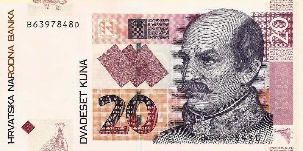 Croacia - 20 Kuna 2012 (# 39b)