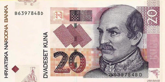 Croacia - 20 Kuna 2012 (# 39b)