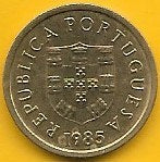 Portugal - 1$00 1985 (Km# 614)