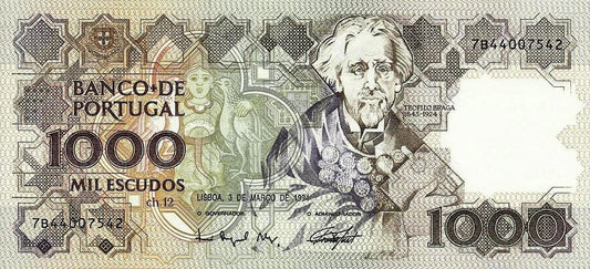 Portugal - 1000$00 1994 (# 181k)