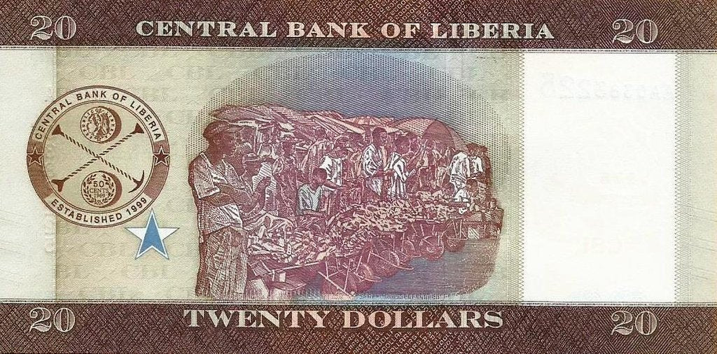 Liberia - 20 Dolares 2016 (# 33)