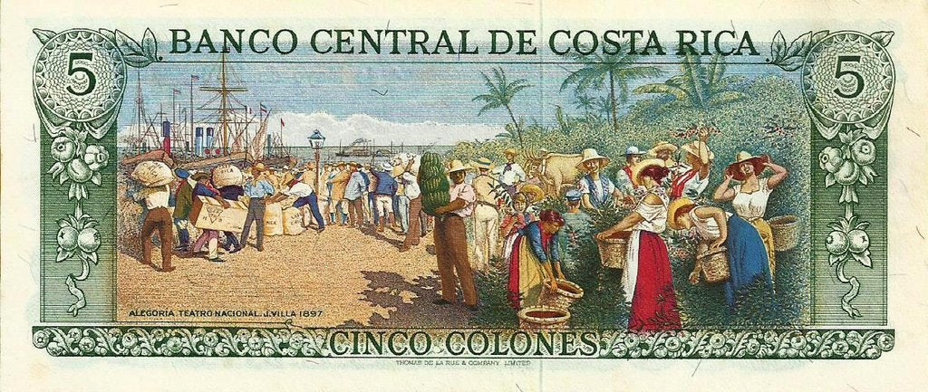 Costa Rica - 5 Colones 1976 (# 236c)