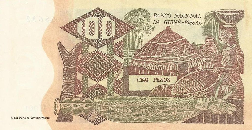Guiné Bissau - 100 Pesos 1975 (# 2a)