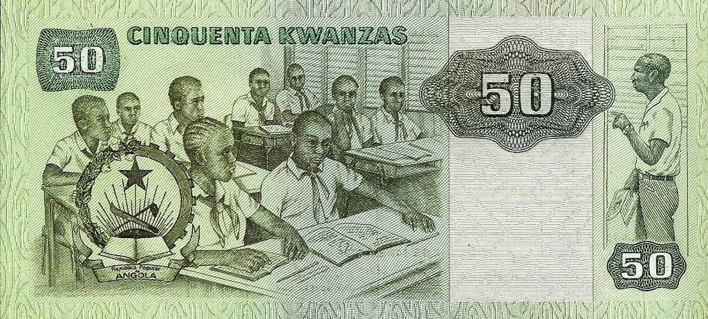 Angola - 50 Kwanzas 1984 (# 118)