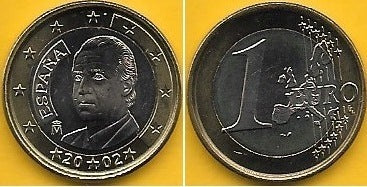 Espanha - 1 Euro 2002 (Km# 1046)