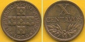 Portugal - X Centavos 1969 (Km# 583)