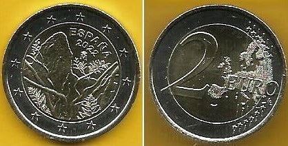 Espanha - 2 Euro 2022 (Km# ..) Parque N. Garajonay