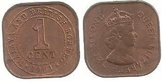 Malaya British Borneo - 1 Centimo 1961 (Km# 5)