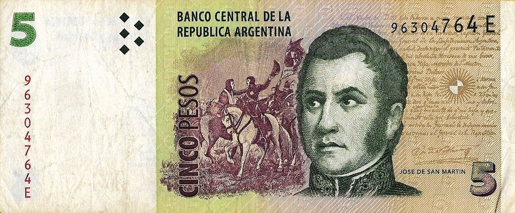 Argentina - 5 Pesos 2003 (# 353)
