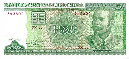 Cuba - 5 Pesos 2011 (# 116l)