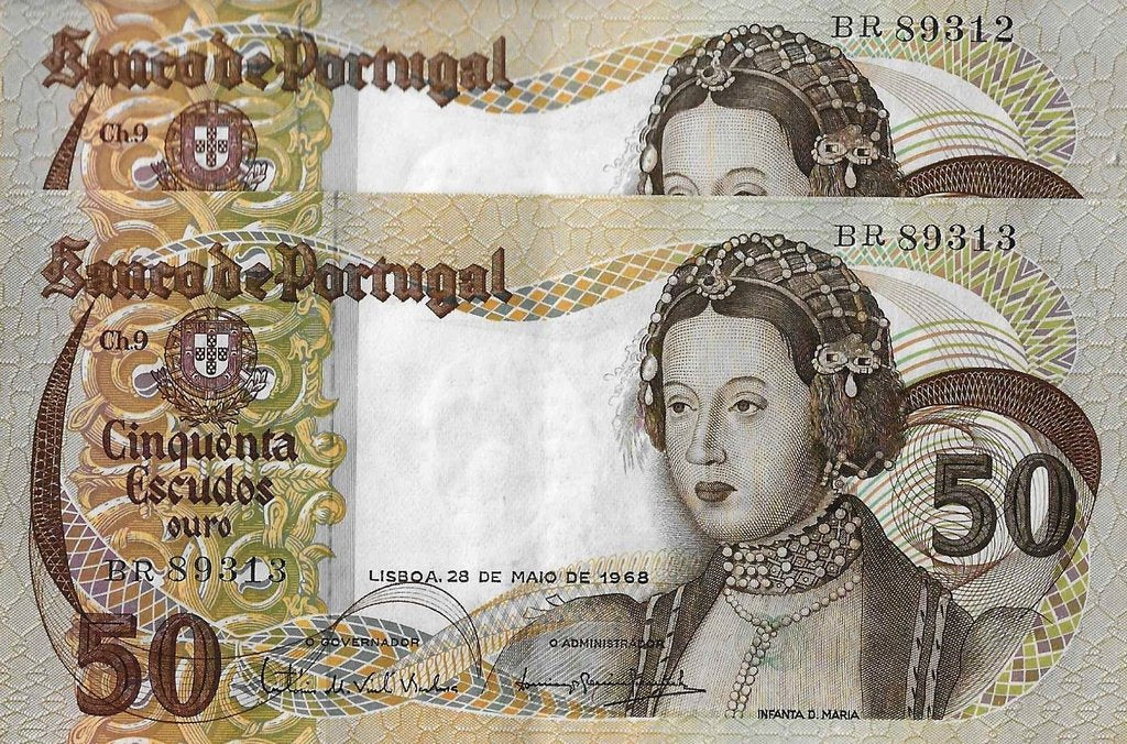 Portugal - 50$00 1968 (# 174a)