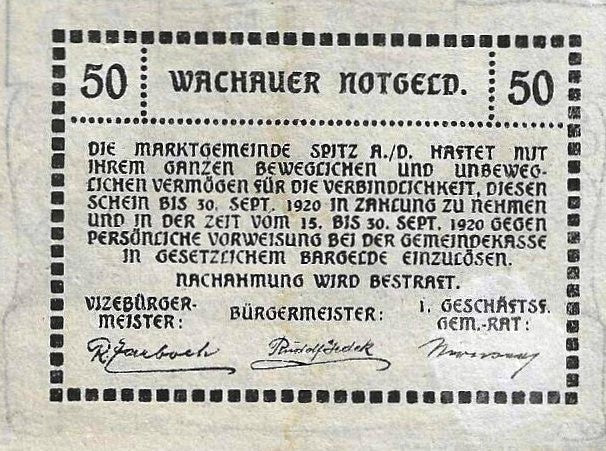 Austria - 50 Heller 1920 (# Nl)