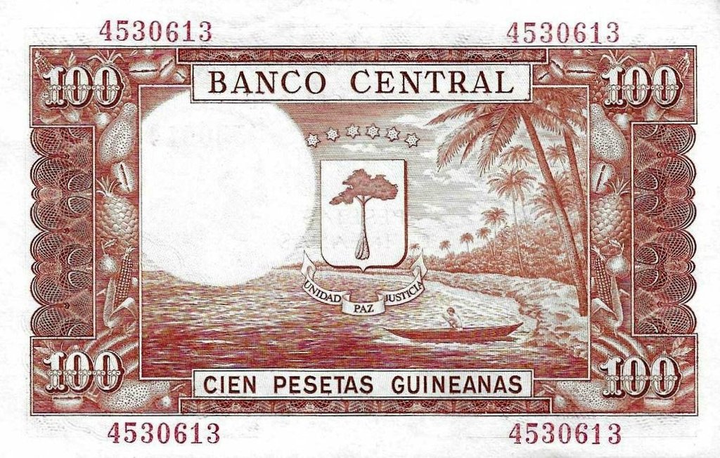 Guine Equatorial - 100 Pesetas 1969 (# 1)