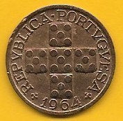 Portugal - XX Centavos 1964 (Km# 584)