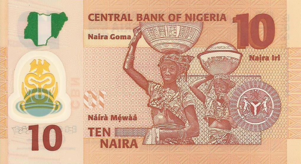 Nigeria - 10 Naira 2017 (# 39h)
