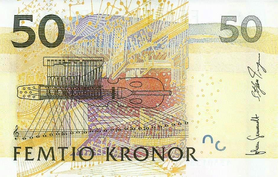 Suécia - 50 Kronor 2001 (# 64c)