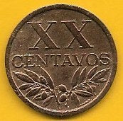 Portugal - XX Centavos 1964 (Km# 584)