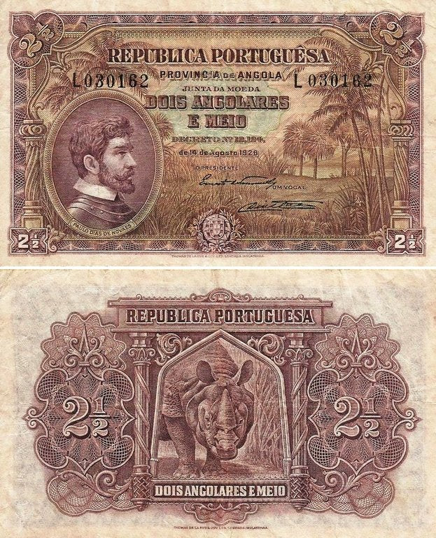 Angola - 2 1/2 Angolares 1926 (# 65)