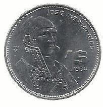 Mexico - 1 Peso 1984 (Km# 496)