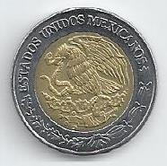 Mexico - 1 Peso 2014 (Km# 603)