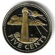 Barbados - 5 Centimos 1973 (# 11) PROOF