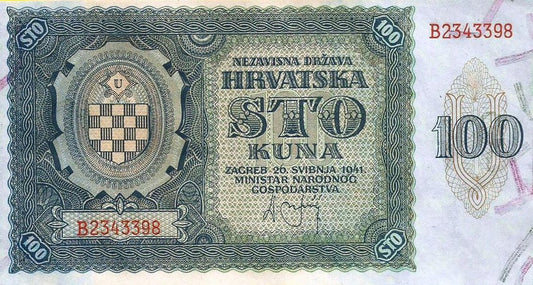 Croacia - 100 Kuna 1941 (# 2)