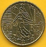 França - 10 Centimos 2014 (Km# 1410)