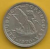 Portugal - 2$50 1970 (Km# 590)