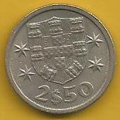 Portugal - 2$50 1970 (Km# 590)