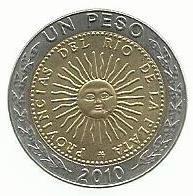 Argentina - 1 Peso 2010 (Km# 112)