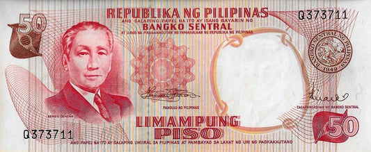 Filipinas - 50 Piso 1969 (# 146b)