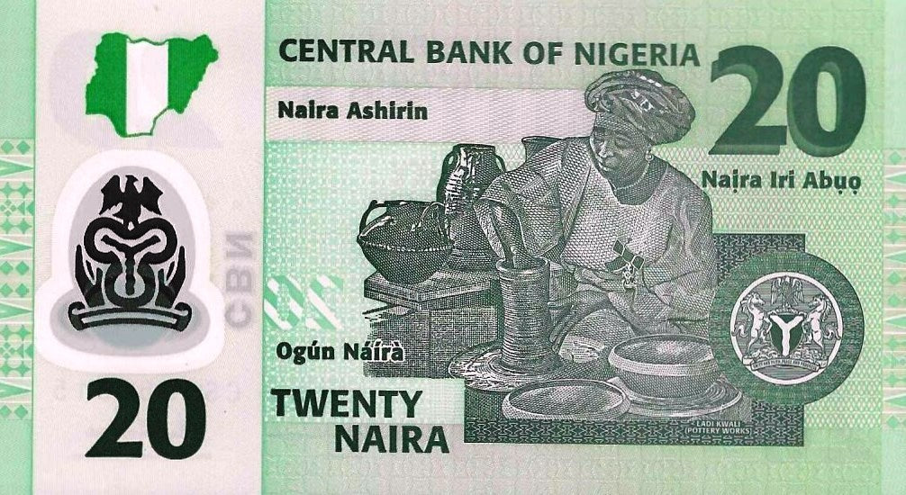 Nigeria - 20 Naira 2015 (# 34k)