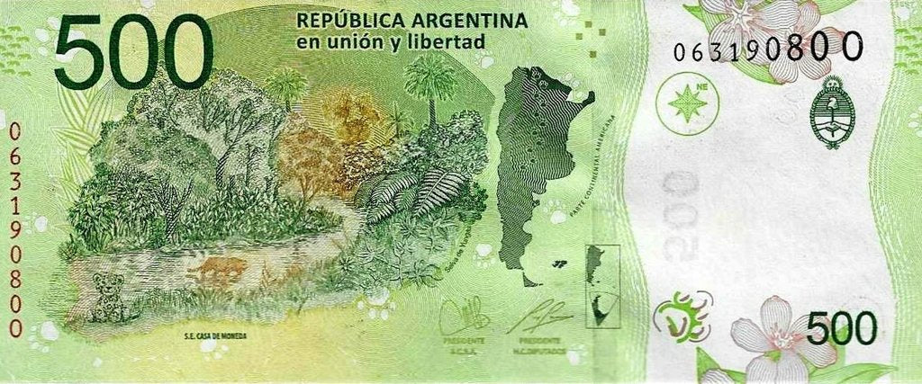 Argentina - 500 Pesos 2016 (# 365d)