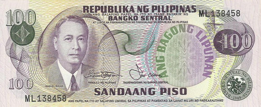 Filipinas - 100 Piso 1978 (# 164b)