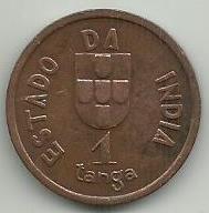 India Portuguesa - 1 Tanga 1934 (Km# 19)