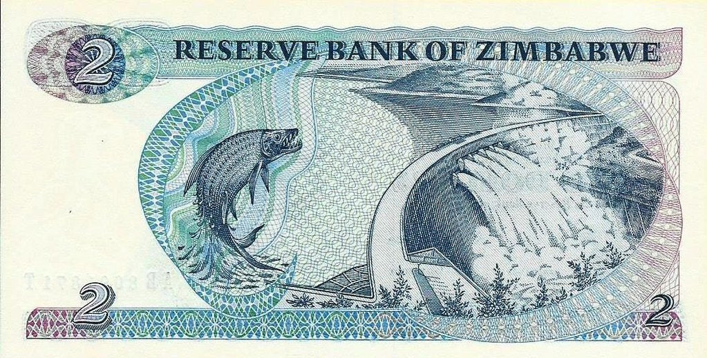 Zimbabwé - 2 Dolares 1983 (# 1b)