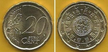 Portugal - 20 Centimos 2018 (Km# 764)
