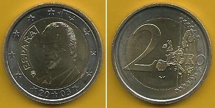 Espanha - 2 Euro 2003 (Km# 1047)