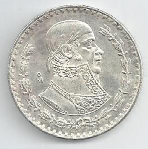Mexico - 1 Peso 1959 (Km# 459)