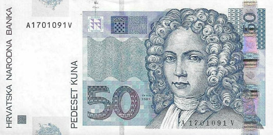 Croacia - 50 Kuna  2012 (# 40b)